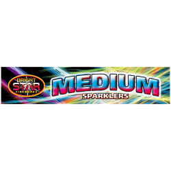 Medium Sparklers 5pce D/Box 7 Medium Sparklers 5pce D/Box 7