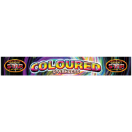 Coloured Sparklers 5pce D/Box 10 Coloured Sparklers 5pce D/Box 10