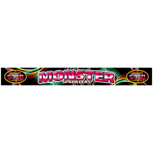 Monster Sparklers 4pce D/Box 14