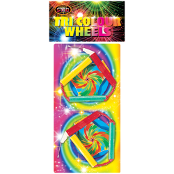 Tri Colour Wheels 2pce
