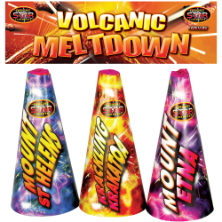 Volcanic Meltdown 3pce PVC Bag Volcanic Meltdown 3pce PVC Bag