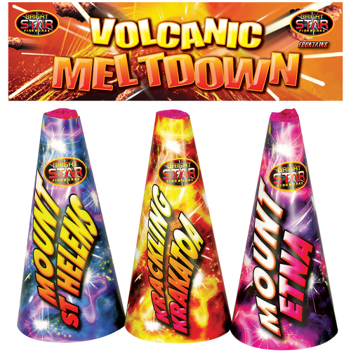 Volcanic Meltdown 3pce PVC Bag