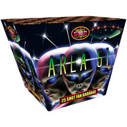 Area 51, 25 Shot Fan Barrage Area 51, 25 Shot Fan Barrage
