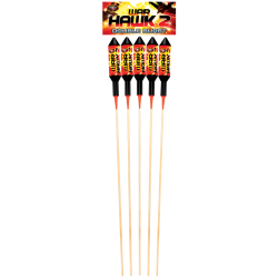 War Hawk 2 Double Burst Rocket 5pce (1.3G)
