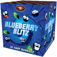 Blueberry Blitz Barrage 36 Shot 1.3G Blueberry Blitz Barrage 36 Shot 1.3G
