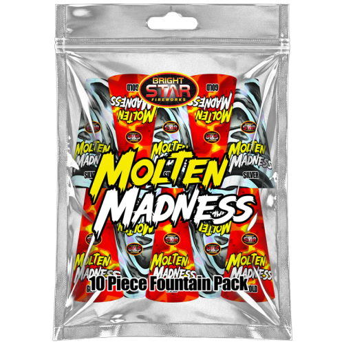 Molten Madness 10pce Printed Bag