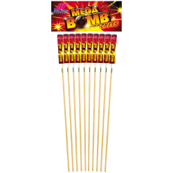 Mega Bomb Rockets 10pce Bag  1.3G